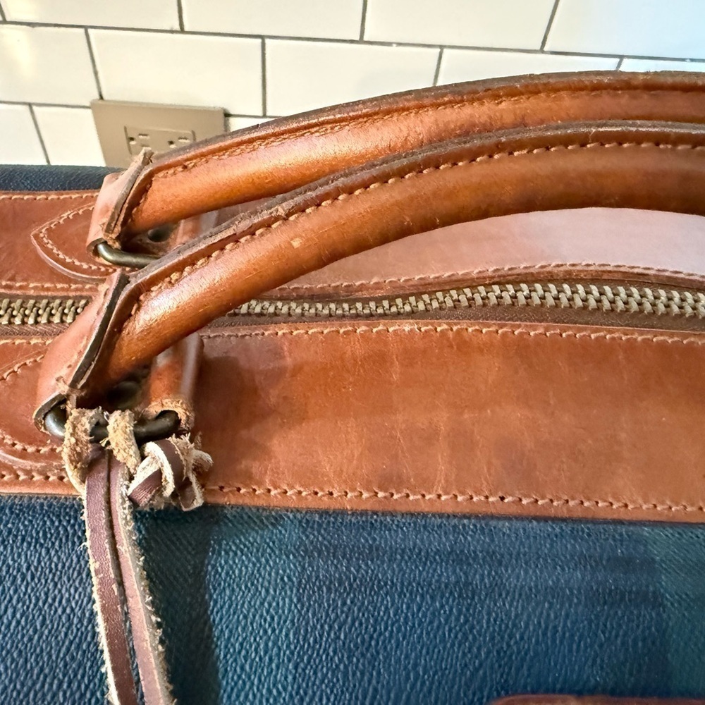 Vintage Polo Ralph Lauren Blackwatch plaid tartan travel bag - Picture 8 of 9